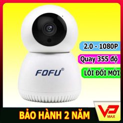 Camera IP WIFI an ninh chống trộm chính hãng FOFU FF-C3L 720P 1080P có chức năng đàm thoại, có khe cắm thẻ nhớ hỗ trợ lưu trữ tối đa 128GB