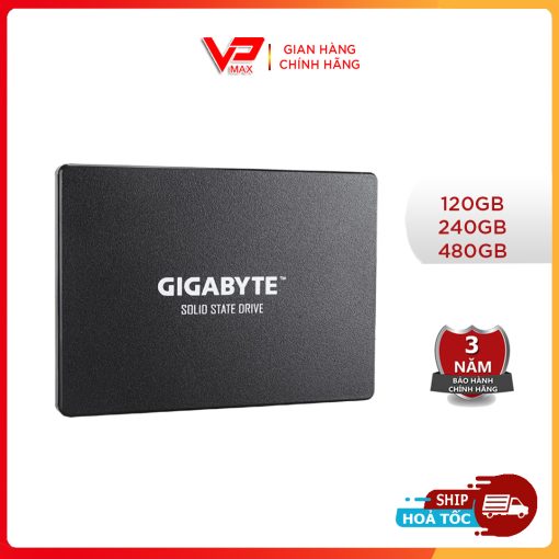 Ổ cứng SSD 120GB 240GB 480Gb GigaByte Sata 3.0 bảo hành 3 năm dùng cho laptop PC